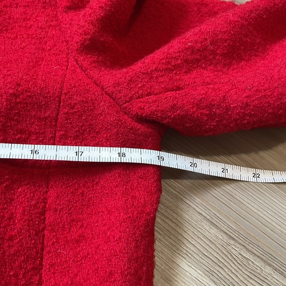 Talbots Women's Red Wool Blazer Jacket Size 8 Lined Career Vibrant - Picture 4 of 9